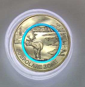 Germany 5 Euro (D) Base Metals (Polymer Ring) Uncirculated Coin 2020 - Subpolare Zone - Earth's Climate Zones