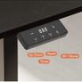 160x75CM Electric Standing Desk Height Adjustable Corner Standing Desk Image 6