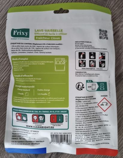 Eco Dishwasher Sheets - 30 Washes