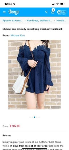 Michael Kors Kimberly Bucket Bag (Crossbody)