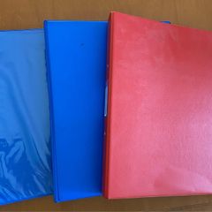 3 A4 ring binders