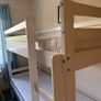 White bunk bed and mattresses Image 2