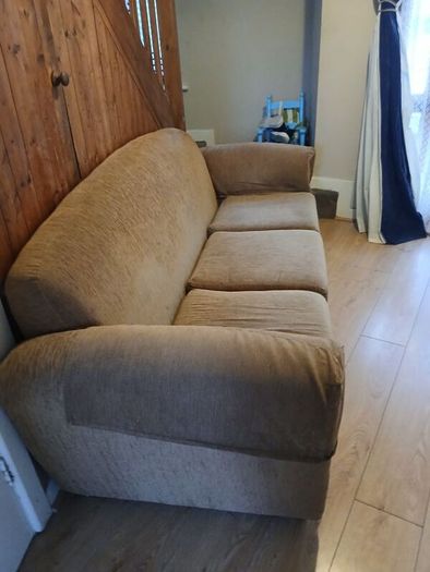 brown Three seater sofa