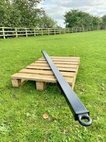 Heavy Duty 9.6ton Hgv Truck Towing Bar 2 Metre Long Tow Pole Tractor Bus Coach Van Lorry Army Farm Yard