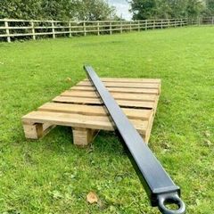 Heavy Duty 9.6ton Hgv Truck Towing Bar 2 Metre Long Tow Pole Tractor Bus Coach Van Lorry Army Farm Yard