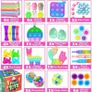 Fidget Toys Pack, 41 Pcs Fidget Toys Set for Kids Girls and Adults, Sensory Toys For Autism,Pop it Squishy Sensory Fidget Toys for Stress and Anxiety Relief. Christmas, Birthday Exchange Gift(FREE POSTAGE) Image 5
