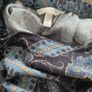 skirt paisley print asymmetrical hemline skirt H&M size small 10/12 Image 5