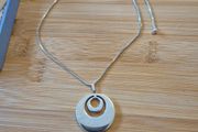 Sterling silver pendant.