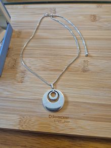 Sterling silver pendant.