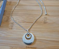 Sterling silver pendant.