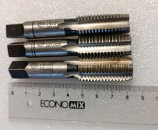 M16x2 DIN 352 Straight Flute Tap HSS set of three pieces.