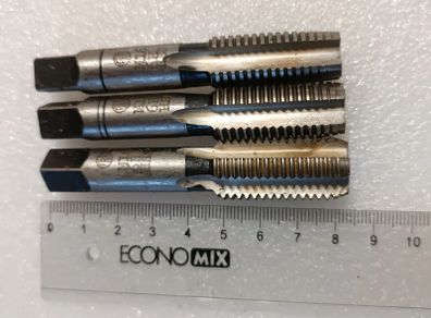 M16x2 DIN 352 Straight Flute Tap HSS set of three pieces.
