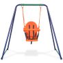 2-in-1 Single Swing and Toddler Swing Orange Image 6