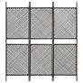 Fence Panel Poly Rattan 1.8x2 m Brown Image 3