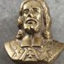 2 BRASS ITMEES-1- Primitive Antique Early Country Brass Push Up 9.5 INCHES Candlestick55.00 euro. 2- Brass Oliver Plunkett Tapper or papper wighte 60.00 euro. Image 9
