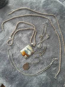 solid silver necklaces