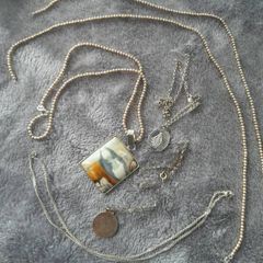 solid silver necklaces