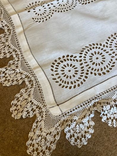 Vintage Belfast Linen Tablecloth 1950s
