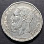 1868 Belgium 5 Francs - Leopold I Silver coin Image 4