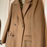 The Spitalfields Clothing Company luxury wool tan coat overcoat Image 7