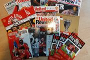 manchester united football programmes