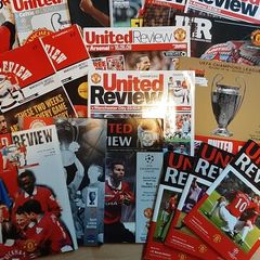 manchester united football programmes