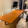 Extendable veneer wood dining table Image 3