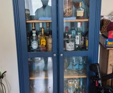 Glass front cabinet