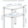 Pair of IKEA KNARREVIK Bedside Tables Image 2