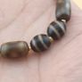 Vintage Himalayan Tibetan Eye Stripe Agate Beads With dotted Decorated Beads Bracelet Image 10