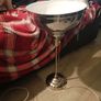Silver metal lamp Image 4