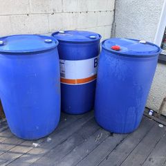 3 Empty 200L Barrels