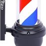 NEW SALE | 31'' Barber Pole Light, Red White Blue Rotating Hair Salon Open Sign, Wall Mount Image 5