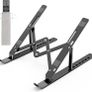 Adjustable Laptop Stand, Portable Aluminum Laptop Riser Laptop Holder for Desk, Foldable Ventilated Cooling Notebook Stand for MacBook Pro/Air, HP, Lenovo, Sony, Dell, More 10-15.6 Laptops, Tablet (FREE POSTAGE) Image 2