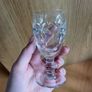 Vintage Waterford Crystal Kerry pattern sherry glasses Image 3