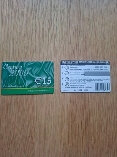mint century 2000 card
