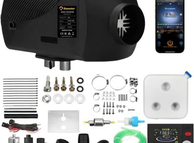12V 8KW Diesel Heater with LCD Display & Remote Control & Bluetooth APP