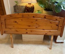 Lovely Solid King Size Wooden Headboard - Can Deliver