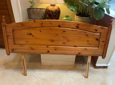 Lovely Solid King Size Wooden Headboard - Can Deliver