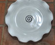 Stephen Pearse Large Pottery Curly Dish