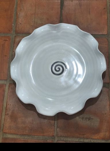 Stephen Pearse Large Pottery Curly Dish