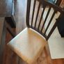 IKEA Extendable Dining Table (Black-Brown) & 4 Padded Chairs Image 3