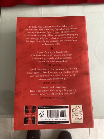 Books.. CRUSADERS. An epic history of the Wars for The Holy Lands. By Dan Jones