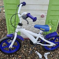 14" Kids bike with stabilisers