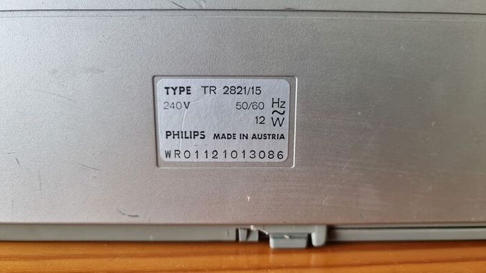 Vintage Philips Spatial Stereo Radio Cassette Player TR 2821/15, works perfect.