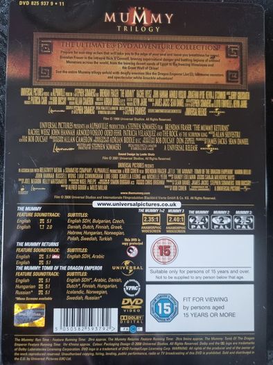 The Mummy Trilogy Steelbook