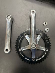 SUNTOUR SUPERBE PRO 170mm Crankset & 46T Chainring NJS Track