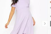 boohoo maternity dress