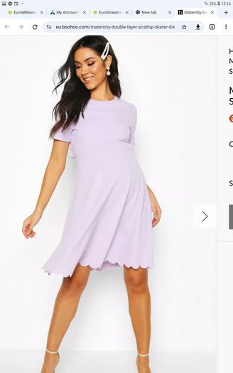 boohoo maternity dress