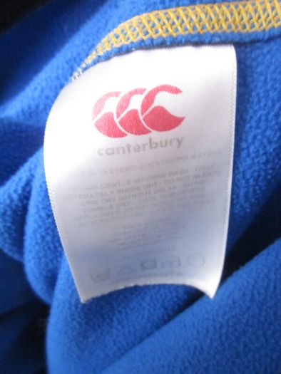 Canterbury Leinster Full Zip Rugby Jumper Mens S